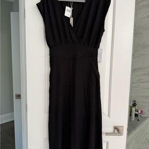 Max Studio Black V-Neck Dress NWT M